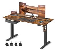 Escritorio Regulable en Altura 60 x 120 cm Blanco