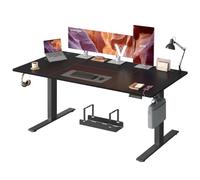 VASAGLE Escritorio Elevable Eléctrico, Ajustable en Altura, 180 cm