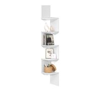 VASAGLE Estanteria Esquineras Pared de 5 Niveles, Baldas Flotantes Pared