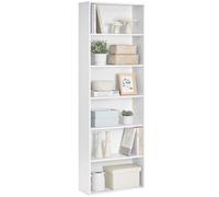 VASAGLE Librería de 6 Niveles, Estantería Libros, Abierta | Librería Estantería para Sala de Estar, Dormitorio, Blanco Nube, Colección CUSTOS LBC169T14