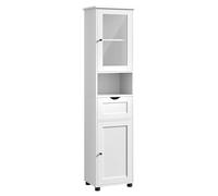 Mueble Baño Estrecho con Patas Blanco Nube