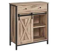 VASAGLE Mueble de Almacenamiento con Puerta Corredera, 30 x 70 x 80 cm