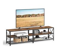 VASAGLE Mueble de TV para Televisores hasta 75 Pulgadas, con 3 Estantes