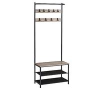 Perchero Zapatero con Ganchos 32,2 x 64 x 180 cm