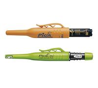 vasalat Pica Dry - Marcador de agujeros profundos con mina de grafito y Pica 150 rotuladores para agujeros profundos, color negro