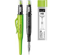 vasalat Pica Marcador de agujeros profundos Fine-Dry 0,9 mm, 7070 + 24 minas de grafito de repuesto HB 7030