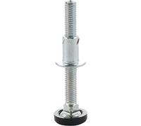 vasalat VAS140 Tornillo de Ajuste de Altura con Manguito de Impacto M8 x 30 Contenido Unidades, Plata, M8x30 / 10 Stück, Set Piezas