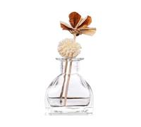 VASANA 1 unids 150 ml/5 oz botellas de difusor de vidrio vacía transparente difusor de aromaterapia botella de vidrio rellenable muestra de viaje envase de embalaje de aroma botellas