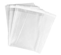 VASANA 100 bolsas de celofán para celofán de celofán de sellado automático transparente de 9 x 12 pulgadas, bolsas de embalaje con cierre adhesivo, buenas para panadería