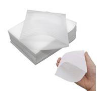 VASANA 100 bolsas de espuma blancas de 4 x 6 pulgadas, para proteger platos, porcelana, artículos frágiles, suministros de amortiguación para embalaje o envío