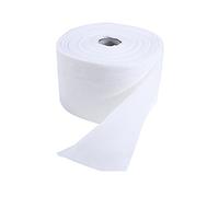 VASANA - Rollo de toalla desechable de algodón blanco tipo almohadilla suave para el cuidado de la piel y múltiples usos de limpieza