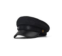 VASANA Sombrero Clásico Negro Unisex Adulto Biker Cap