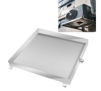 Vaschetta raccogli-gocce per condizionatori d'aria inoxidable 304, bandeja de goteo cuadrada con drenaje para aires acondicionados de minisplits(60x60x4cm/23.6x23.6x1.6in)