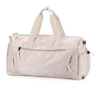 VASCHY Bolsa de Viaje, Bolsa Deporte Mujer Hombre Bolsa Fitness 30L Bolsa Gimnasio Travel Bag Bolsa Maternidad Hospital Gum Bag Weekender Bag Bolsa Fin de Semana para Playa Viaje Gimnasio Avión, Caqui