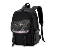 VASCHY Mochila Escolar Niña 6-12 Años con Lentejuelas - Impermeable 21L para Primaria y Instituto - Mochila Adolescente Grande con Correas Acolchadas, Negro