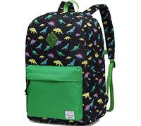 VASCHY Mochila escolar para niños y niñas, mochila para jardín de infantes con hebilla en el pecho, Dinosaurio grande, Dinosaure-Grand, Bonito