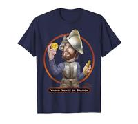 Vasco Núñez de Balboa, Explorador y Conquistador español Camiseta, Hombre, Azul Marino, XXL