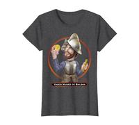 Vasco Núñez de Balboa, Explorador y Conquistador español Camiseta, Mujer, Jaspeado Oscuro, L