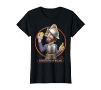 Vasco Núñez de Balboa, Explorador y Conquistador español Camiseta, Mujer, Negro, S
