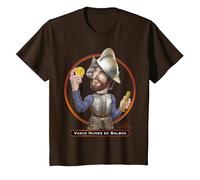 Vasco Núñez de Balboa, Explorador y Conquistador español Camiseta, Niños, Marrón, 4 años