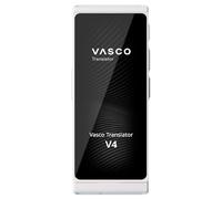 Vasco V4 Traductor | 112 idiomas |Traductor instantáneo de voz | Internet gratis de por vida para traducciones | Pearl White