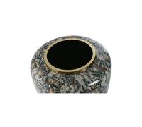 Vase decorativo multicolor - Home ESPRIT - 38x39x36 cm - Verde dorado - Metal - Diseño moderno - Decoración interior