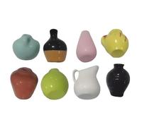 Vase Fridge Magnets, Fridge Magnet Vases, Strong Magnetic Hold, Decorative Mini Flower Holders for Kitchen, Whiteboard, School Locker, Dorm Rooms, 3.54x1.57x0.98 Inches