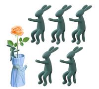 Vase Propagation Buddy - Indoor Plant Accessories Plant | Vase Mount Plants Propagation Friends | Bunny Theme Non-Slip 5-Piece For Bonsai Houseplants Window Sill Balcony Living Room Dining Table