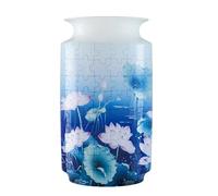 Vase Puzzle, Puzzle Flower Pot, ABS Building Model Kit, Relaxing Craft for Women, Challenging Home Decor, Ideal for Mother's Day, Birthday, or Creative Indoor Activity Time, 11.5x20.5cm