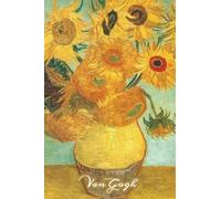 Vase with Twelve Sunflowers Van Gogh Note Book: Hardcover Journal Notebook Diary with Dot Grid, Lined, Blank Vintage Paper for Writing Drawing Journaling