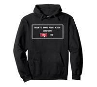 Vasectomía Vasectomías Delete Save Files Confirm? Sudadera con Capucha