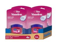 VASELINE BÁLSAMO LABIAL CUTIE ROSY 8.2ML (Paquete de 4)