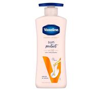 Vaseline Healthy Bright Sun Protection Body Lotion SPF 30, 400 ml, Daily Hidratante para piel seca, Gives Non-Greasy Glowing Skin - para hombres y mujeres