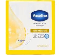Vaseline Healthy Plus Bar Soap Total Moisture - 3 x 75 gram