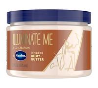 Vaseline Illuminate Me Body Butter Created for Melanin Rich Skin Whipped Body Butter Provides 24 Hour Moisturization for Dry Skin 11 oz