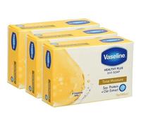 Vaseline Jabón Healthy Plus 3x75 g