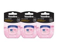 Vaseline Lip Therapy 7G Pink Bubbly | Bálsamo labial nutritivo para una hidratación óptima con un color rosa burbujeante | Pink Bubbly (3 piezas))