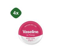Vaseline Lip Therapy Balm Rosy Pack 4x 20g Hydratant Lèvres Labios Color Lippen