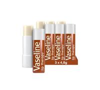 Vaseline Lip Therapy Cocoa Mantequilla | Bálsamo labial tintado, barra de labios con cacao y manteca de karité (Cocoa 3 x 4_8 g)