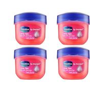 Vaseline Lip Therapy Lip Balm Mini Rosy Lips | Lip Repair in a Container for Cracked Dry Lip | Travel Size 0.25 oz (Pack of 4)