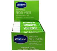 Vaseline Lip W/O Backer Card Aloe - 12 Pack Box