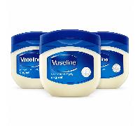 Vaseline Original Pure Petroleum Jelly 100 ml - Pack 3 Unidades - Vaselina para Hidratación y Cuidado de la Piel - 300 ml Total