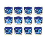 Vaseline Protección original de la piel, cuidado de la piel para pieles agrietadas, secas y eccemas, 12 x 50 ml