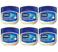 Vaseline Protección original de la piel, cuidado de la piel para pieles agrietadas, secas y eccemas, 6 x 250 ml