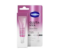 Vaseline Sérum Labial Gluta-Hya Rosy Pink 10ml. Con ácido hialurónico, tripéptido, tecnología Glutaglow y SPF15. Color, volumen y protección. Hidratación al instante y acabado gloss no pegajoso.