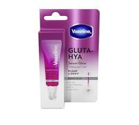 Vaseline Sérum Labial Gluta-Hya Royal Plum 10ml. Con ácido hialurónico, tripéptido, tecnología Glutaglow y SPF15. Color, volumen y protección. Hidratación al instante y acabado gloss no pegajoso.