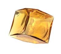 Vasi Di Fiori Jarrón de Vidrio Coloreado con diseño Cuadrado cóncavo, Ideal for arreglos Florales hidropónicos, Pieza decoración del hogar(Pequeño)