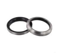 Vasiumic 2 rodamientos de auriculares de bicicleta de 51,8 x 40 x 8 mm para tubo de dirección de horquilla, acero de rodamiento de bolas cónico con sellos de goma, compatible con 36°