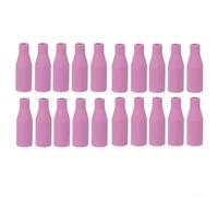 Vasiumic 20 boquillas de soldadura MIG MB15 14AK 15AK, kit de boquillas de cerámica rosa compatible con LUX Merkle GYS para accesorios Metabo Telwin EWM