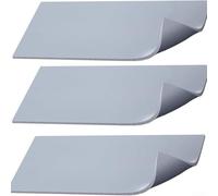 Vasiumic 3 almohadillas de silicona para prensa de calor de 4 x 8 pulgadas, alfombrilla de presión de espuma con diseño resistente al calor de doble cara para distribución uniforme y de presión